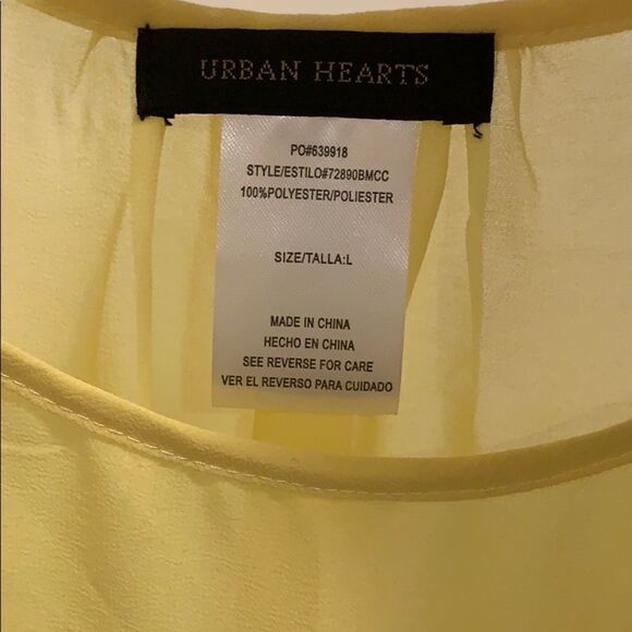 🎉Last deal🎉Urban Hearts yellow top🤩 - Picture 6 of 6